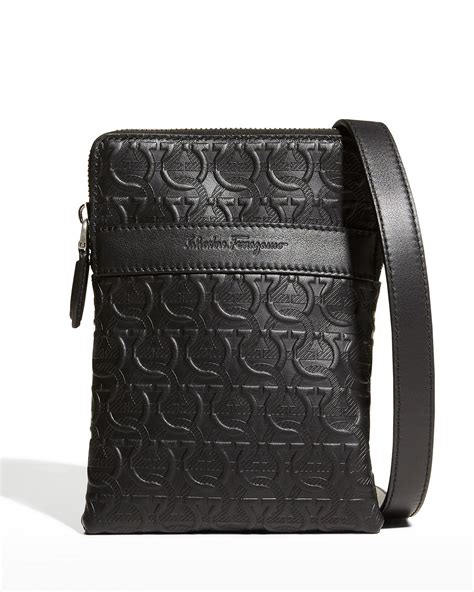 salvatore ferragamo leather crossbody bag.